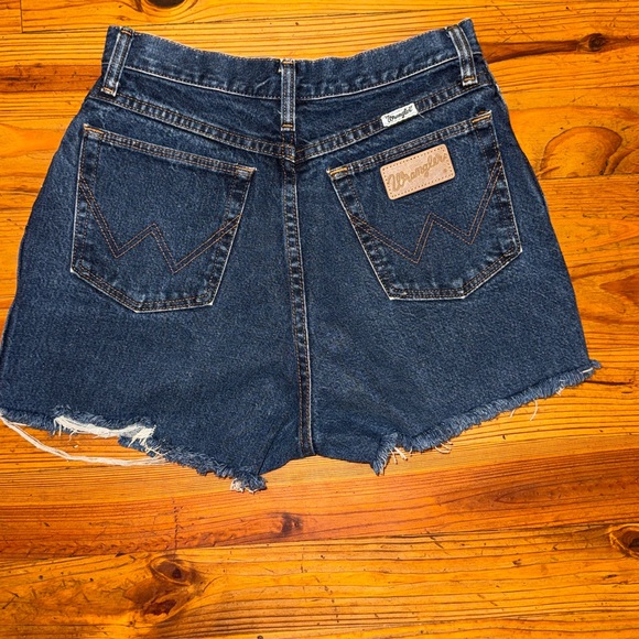 Wrangler Dark Blue Jean Shorts - Picture 2 of 5